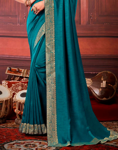 Rama Green Silk Saree | Leemboodi