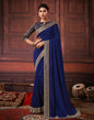 Dark Blue Silk Saree | Leemboodi