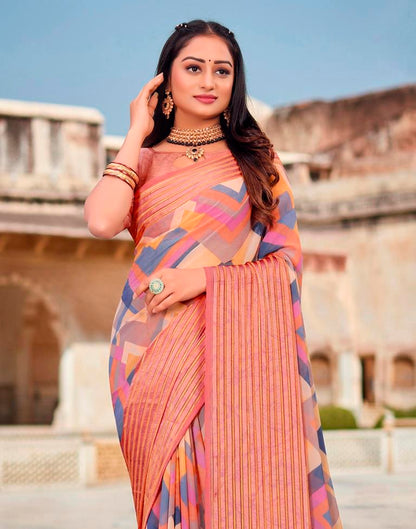 Multi Georgette Saree | Leemboodi