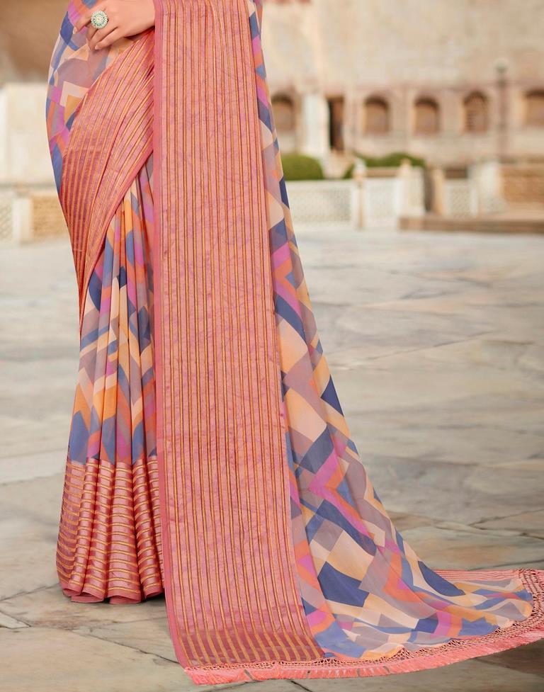 Multi Georgette Saree | Leemboodi