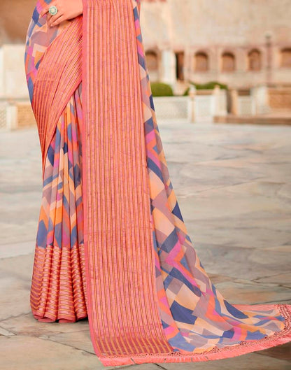 Multi Georgette Saree | Leemboodi