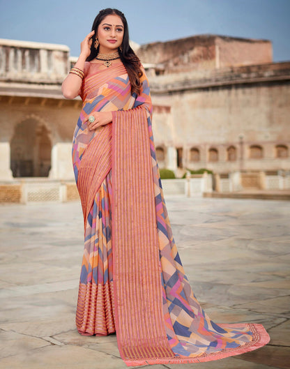 Multi Georgette Saree | Leemboodi