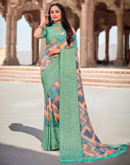 Multi Georgette Saree | Leemboodi