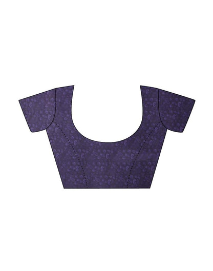 Navy Blue Printed Saree | Leemboodi