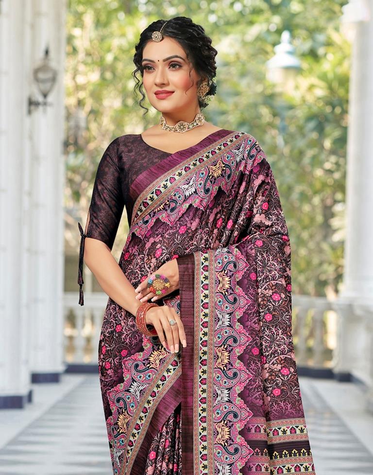 Multi Printed Saree | Leemboodi
