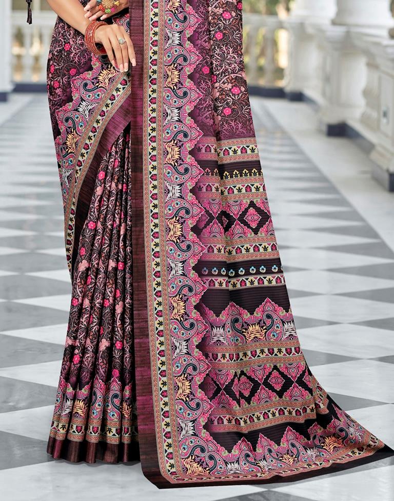 Multi Printed Saree | Leemboodi