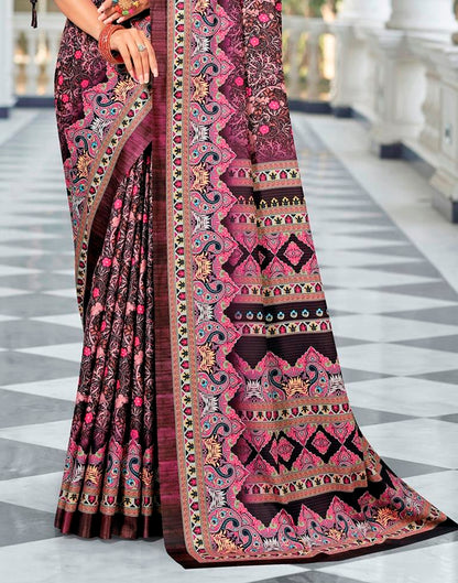 Multi Printed Saree | Leemboodi