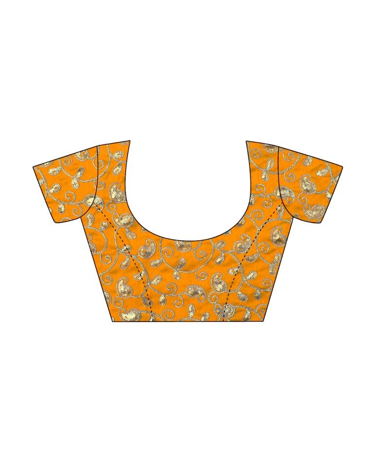 White Georgette Saree | Leemboodi