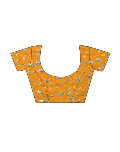 White Georgette Saree | Leemboodi