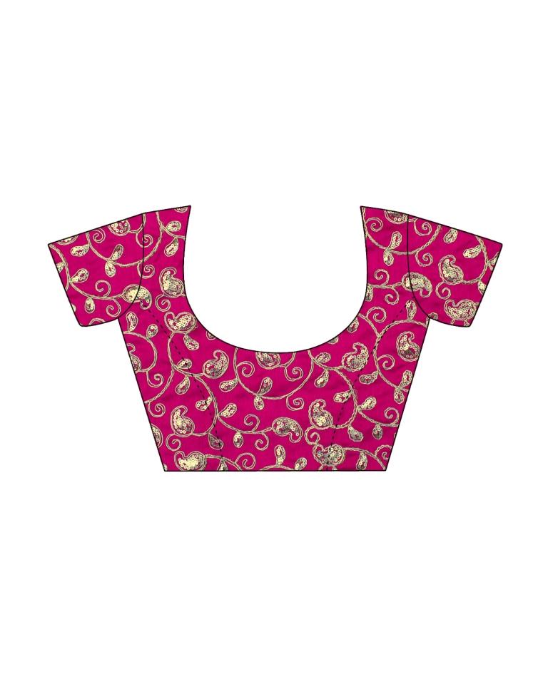 White Georgette Saree | Leemboodi