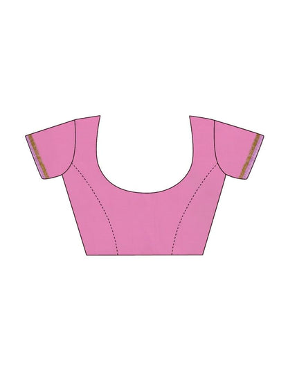 Light Pink Cotton Saree | Sudathi