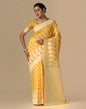 Yellow Cotton Weaving Saree