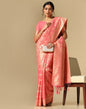 Pink Banarasi Cotton Saree | Leemboodi