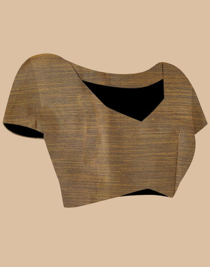 Golden Banarasi Jacquard Saree | Leemboodi