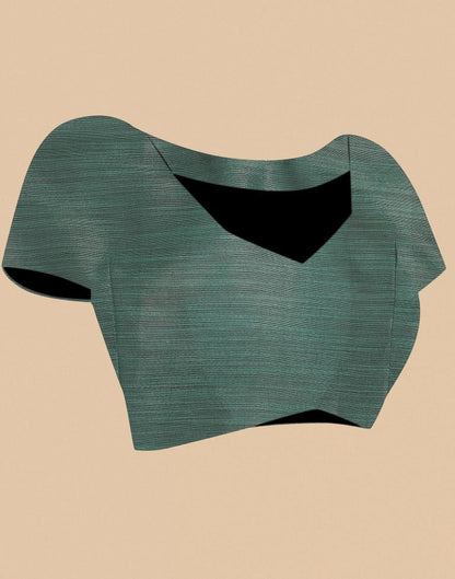 Mint Green Banarasi Jacquard Saree | Leemboodi