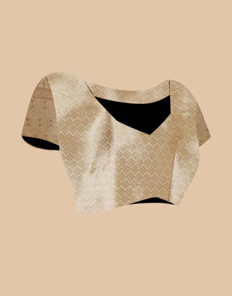 Grey Banarasi Silk Saree | Leemboodi