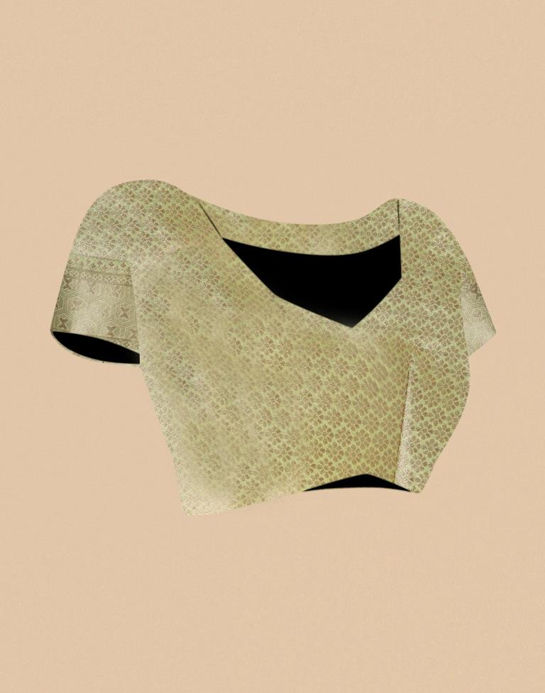 Pista Green Banarasi Silk Saree | Leemboodi