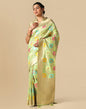 Pista Green Banarasi Silk Saree | Leemboodi