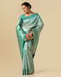 Sky Blue Banarasi Silk Saree | Leemboodi