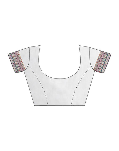 White Cotton Saree | Leemboodi