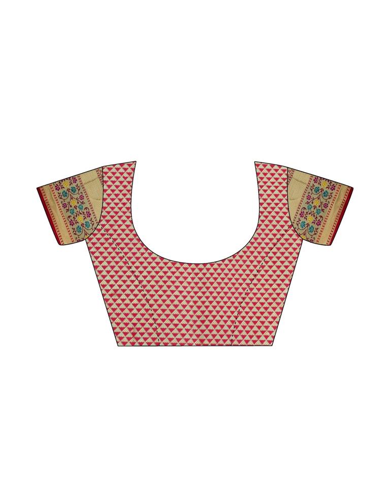 Red Patola Silk Saree | Leemboodi