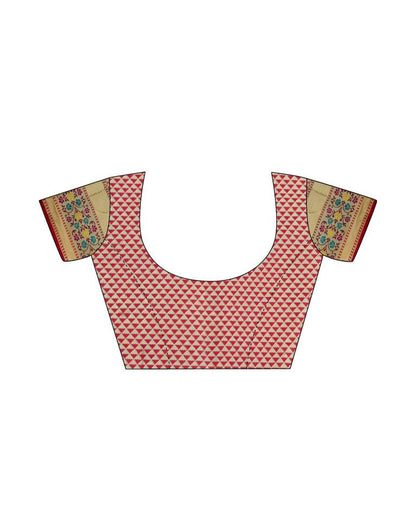 Red Patola Silk Saree | Leemboodi