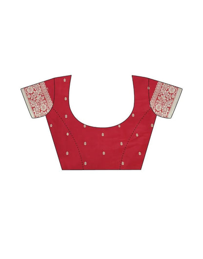 Orange Silk Saree | Leemboodi