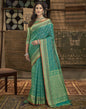 Rama Green Patola Silk Saree | Leemboodi