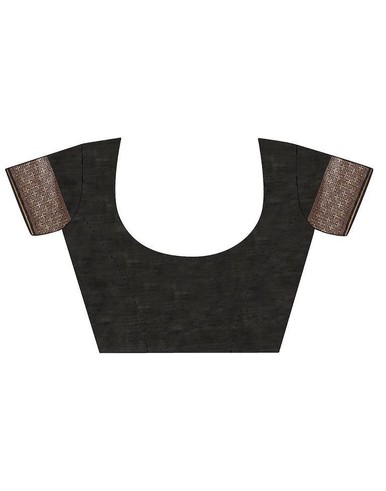 Black Cotton Saree | Leemboodi