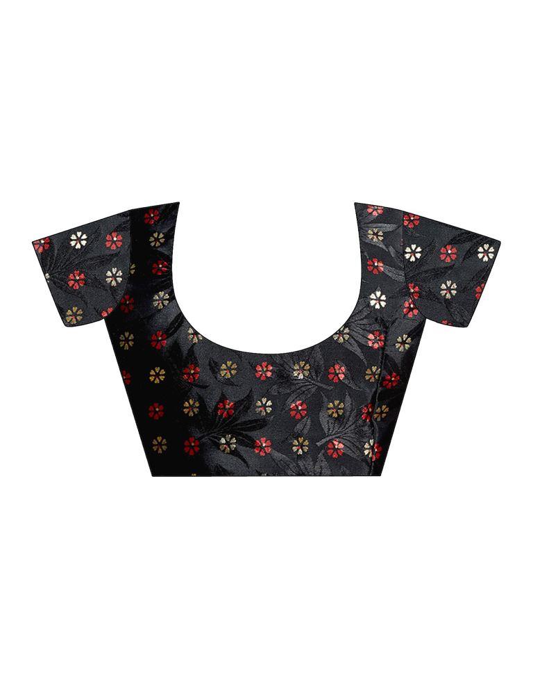 Black Silk Saree | Leemboodi