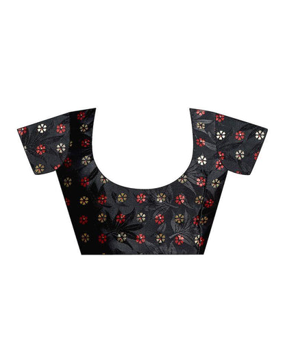 Black Silk Saree | Leemboodi