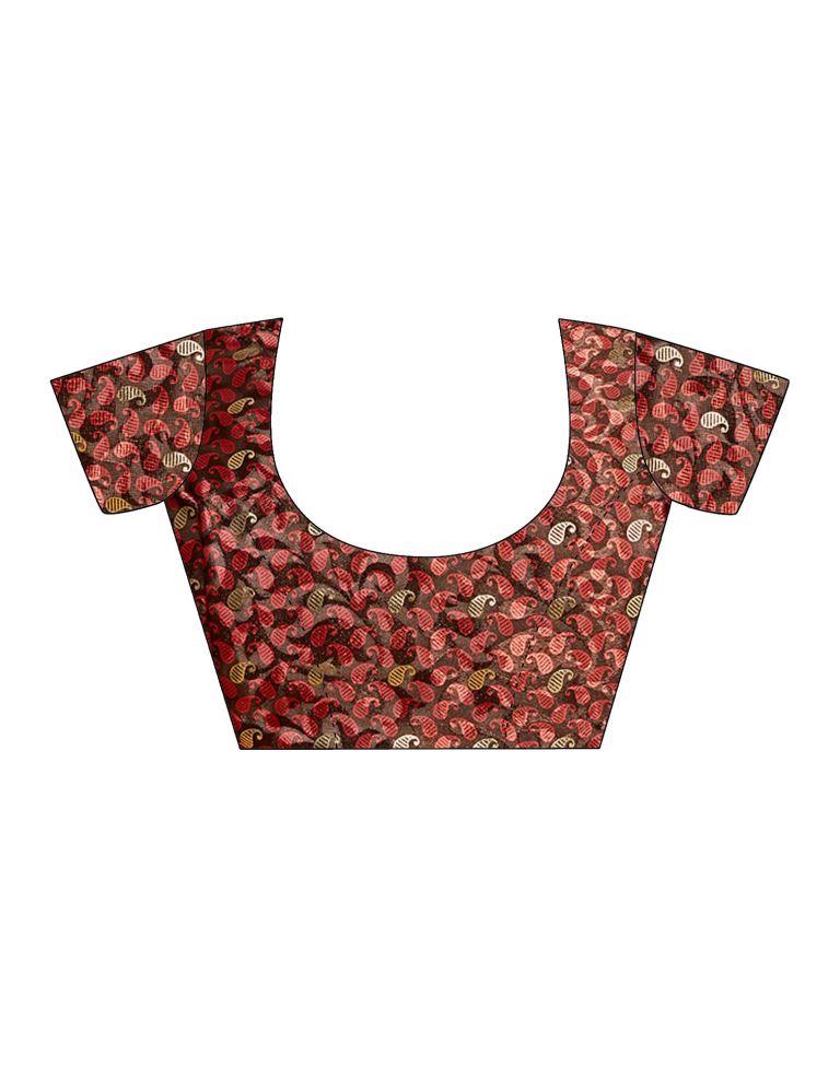 Brown Silk Saree | Leemboodi