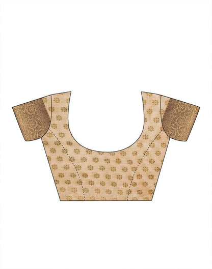 Light Orange Linen Saree | Leemboodi