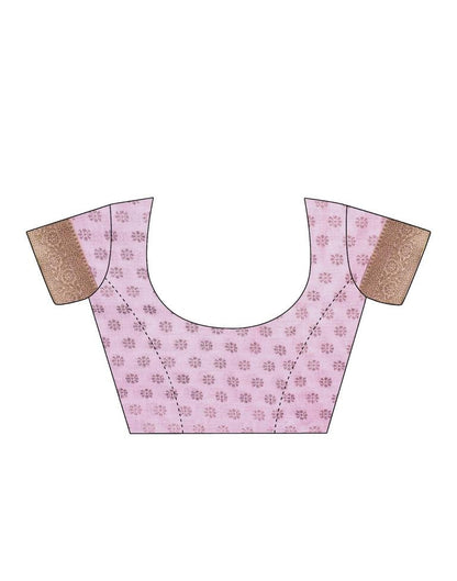 Light Pink Linen Saree | Leemboodi