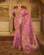 Pink Silk Saree | Leemboodi