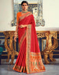 Red Silk Saree | Leemboodi