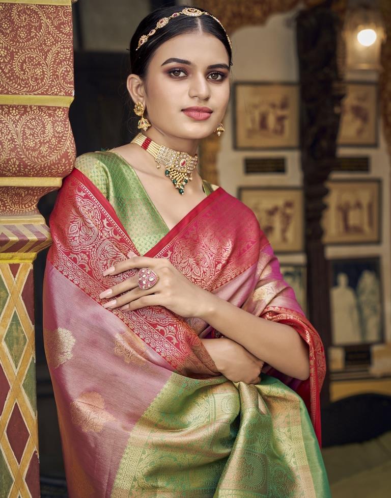 Pink Silk Saree | Leemboodi