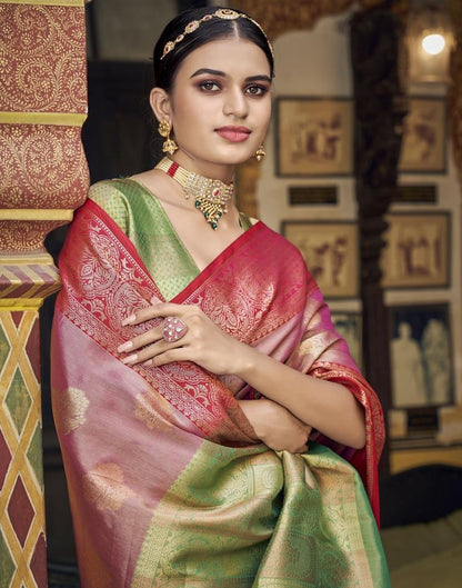 Pink Silk Saree | Leemboodi