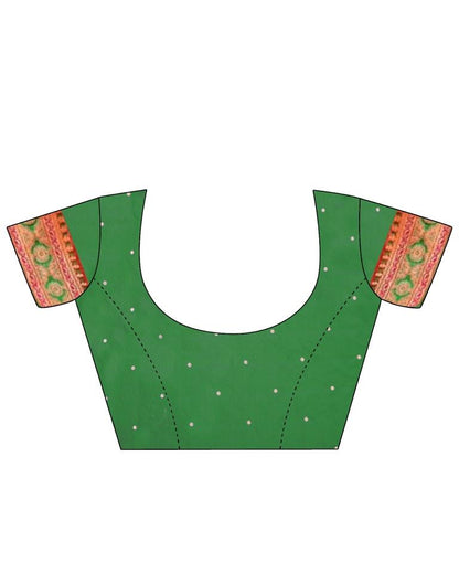 Orange Silk Saree | Leemboodi