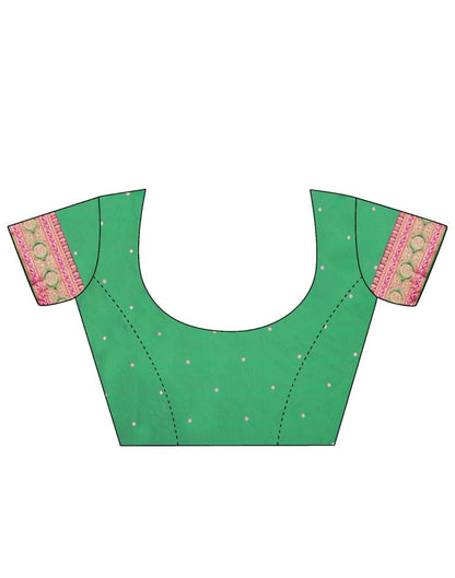 Dark Pink Silk Saree | Leemboodi