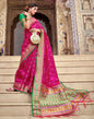 Dark Pink Silk Saree | Leemboodi
