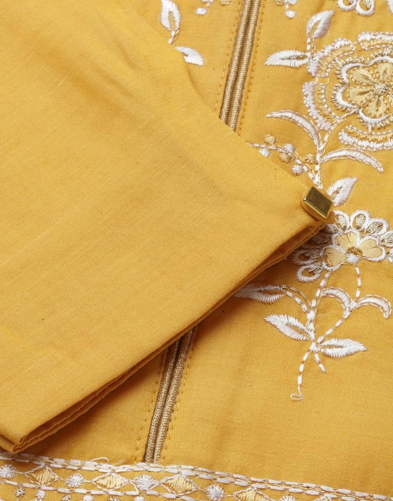 Yellow Kurti With Pant And Dupatta | Leemboodi