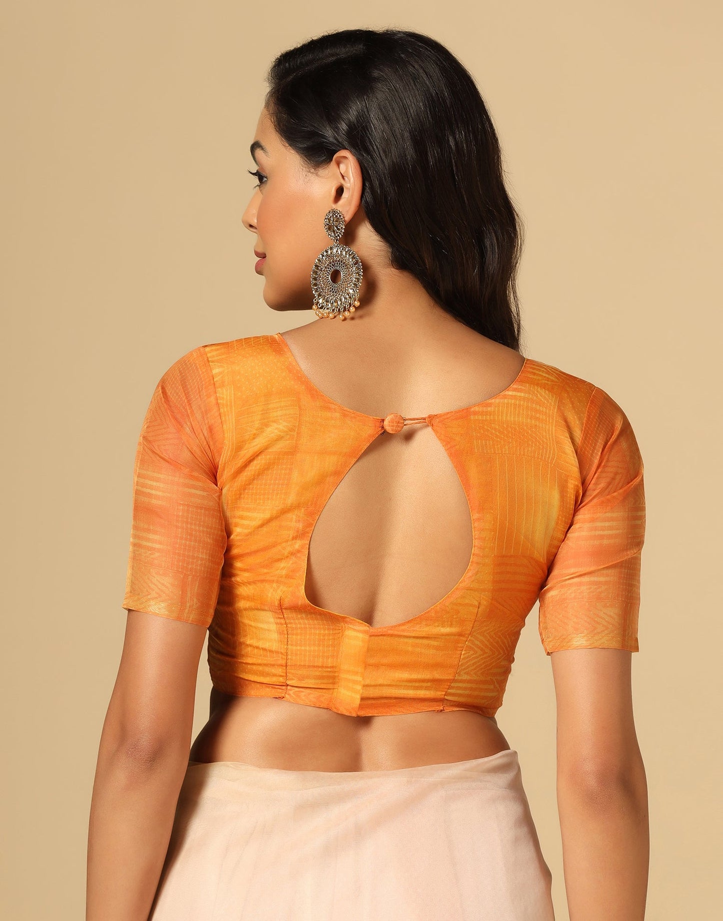 Multicoloured Organza Printed Saree | Leemboodi