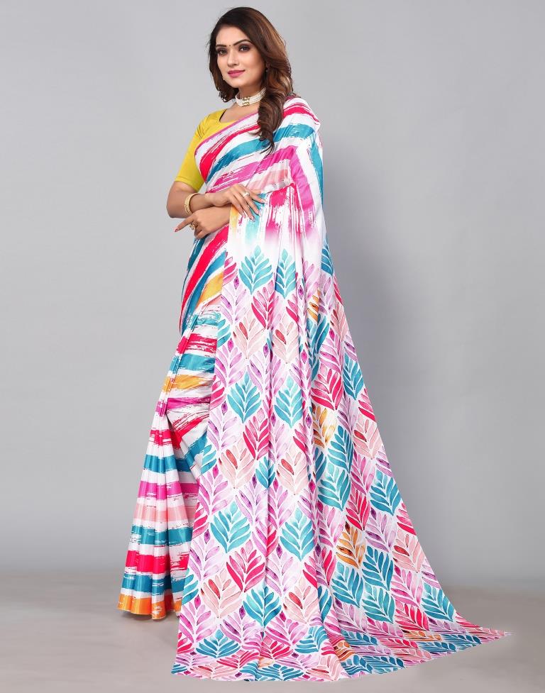 Multicoloured Silk Saree | Sudathi