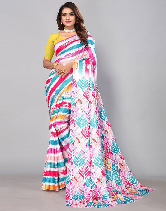 Multicoloured Silk Saree | Sudathi