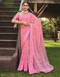 Light Pink Georgette Saree | Leemboodi
