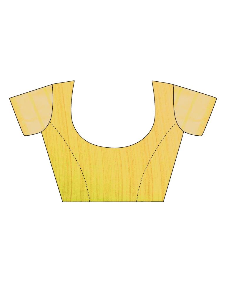 Light Yellow Georgette Saree | Leemboodi
