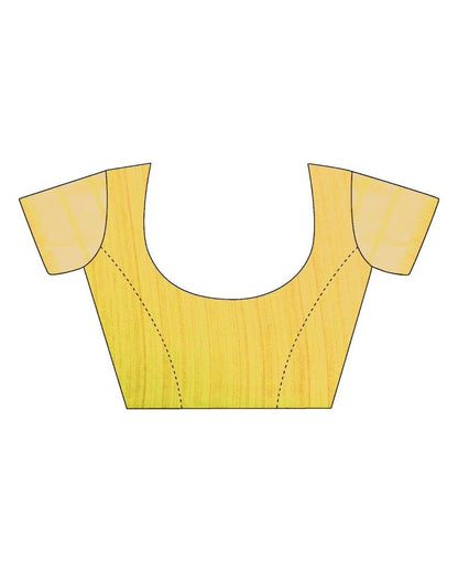 Light Yellow Georgette Saree | Leemboodi