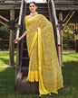 Light Yellow Georgette Saree | Leemboodi