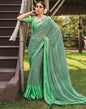 Light Green Georgette Saree | Leemboodi